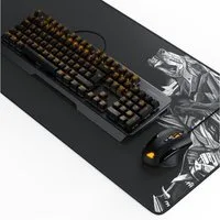 Titanwolf Mechanisches Keyboard, Mouse & Mousepad Gaming Bundle Tastatur-, Maus- und Mauspad-Set, (Spar-Set, 3 St., Keyboard, Maus & XXL Mauspad), Anti-Ghosting, LED 19 Modi, Makro, 10800dpi, XXL Schreibtischunterlage