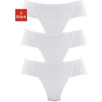 petite fleur by Lascana Formstring (3er-Pack) shape wear, unifarben, Baumwollmischung