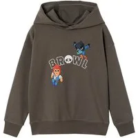 vertbaudet Fleecepullover Kapuzensweatshirt Kinder BRAWL STARS