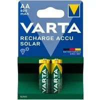 VARTA VARTA Akku für Solarleuchten, Schnurlos-Telefon NiMH AA 800mAh 2er Akku 800 mAh (1,2 V)