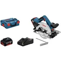 Bosch Professional Akku-Handkreissäge GKS 18V-57 G, Set, 18 V, 57 mm, inkl. 2 Akkus & Ladegerät