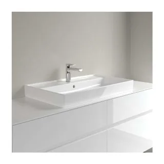 Villeroy und Boch Collaro Schrankwaschtisch 4A338001 800 x 465 x 160 mm, Weiß Alpin, mit Überlauf