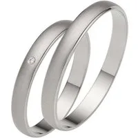 Firetti Trauring Schmuck Geschenk Gold 375 Hochzeit Ehering "LIEBE", Made in Germany, wahlweise mit oder ohne Brillant