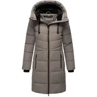 Marikoo Winterjacke Natsukoo XVI Stepp Mantel mit großer Kapuze