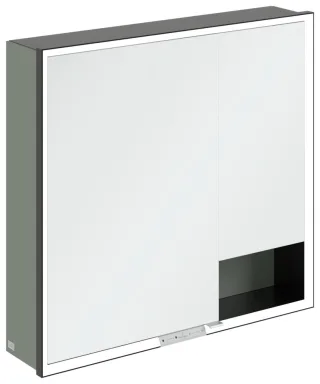 Villeroy & Boch Aufputz-Spiegelschrank My View+ B48180 800x750x168mm m. Bel. Soft Green B48180AF