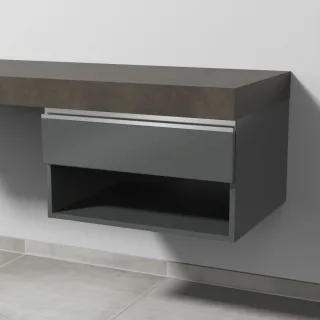 Sanipa Anbau-/Solitärschrank 2morrow (L2354) 340x600x520 Anthrazit-Glanz, L235479 L235479