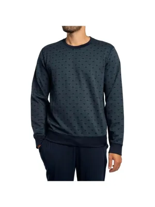 Emporio Armani Herren Lounge Jacquard Sweatshirt