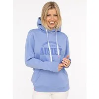 Zwillingsherz Hoodie "Auszeit" mit gestickter "Auszeit"-Botschaft, Kapuze mit Kordelzug,Tasche vorne