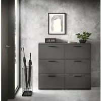 HBZ Schuhkipper Sam Schuhkipper, Schuhschrank BxHxT 116x103x17 cm (1 St), mit 6 Klappen