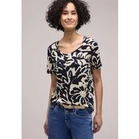 STREET ONE Kurzarmshirt Style NEW Gerda mit abstraktem Print