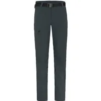 Bergson Outdoorhose HYDRYS Damen Wanderhose, vielseitig, pflegeleicht, Kurzgrößen, dunkel grau