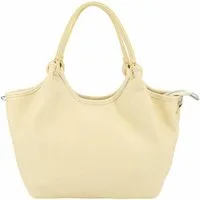 ITALYSHOP24 Shopper Made in Italy Damen Leder Tasche Tote Bag Business Handtasche Freizeit, Schultertasche Crossbody Beuteltasche Henkeltasche Ledertasche Urlaub