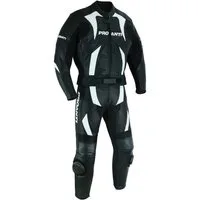 PROANTI Motorradkombi Racing Lederkombi 2-teilig – Motorradkombi aus Rindsleder