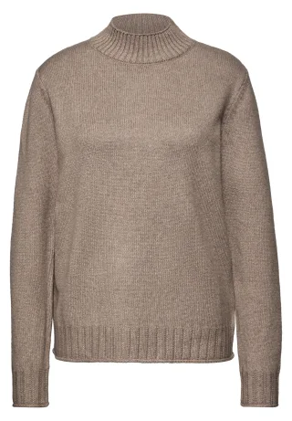 Street One - Basic Turtleneck Pullover mocha glow mel. - Gr. - 36