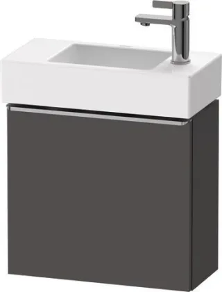 Duravit D-Neo Waschtischunterbau wandhängend Graphit Matt 484x222x440 mm - DE4219R70490000 DE4219R70490000