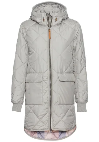 camel active - Steppmantel aus recyceltem Polyester light sage - Gr. - 46