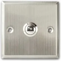 Sintron Türklingel Klingeltaster mit Edelstahl Blende 86x86mm