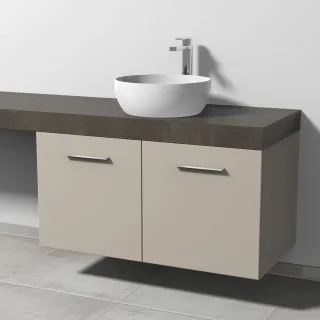 Sanipa Waschtischunterbau mit Türen 2morrow (G3365) 510x1000x520 Kaschmir-Matt, G33651U G33651U