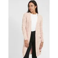 OXMO Strickjacke OXPhiletta Strickjacke lang geschnitten