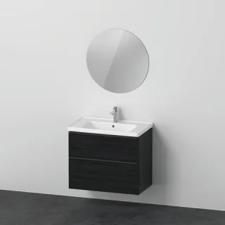 Duravit D-Neo Möbelwaschtisch mit Waschtischunterbau und Spiegel 800x480x2000 mm - DE011001616 DE011001616