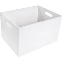 Creative Deco Aufbewahrungsbox Obstkiste Korb 40x30x24cm (1cm) mit Griffen ohne Deckel