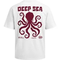 Neverless Oversize-Shirt Herren T-Shirt - Oktopus - Oversized Relaxed Fit Printshirt Sommer mit Print