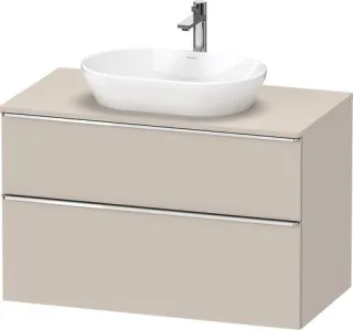 Duravit D-Neo Konsolenwaschtischunterbau wandhängend Taupe Matt 1000x550x664 mm - DE4968010910000 DE4968010910000