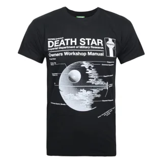 Star Wars - t-shirt à imprimé 'Haynes Manuals Death Star' - Homme (Noir)