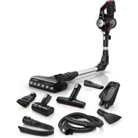 BOSCH Akku-Stielstaubsauger Unlimited 7 BKS711XXL, Akku Staubsauger,Knickrohr, 10 J. Motorgarantie, beutellos, LED-Licht, hohe Saugkraft, lange Laufzeit, Mini-Turbo-Düse, schwarz