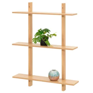 Regal, Beige, Holz, 15x80x60 cm, Wohnzimmer, Regale, Wandregale