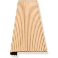 HAGEFOL 3D Wandpaneel Akustikpaneel, CurvedLine - Rundlamellen, 240x60cm (2 Stk. á 240x30cm)