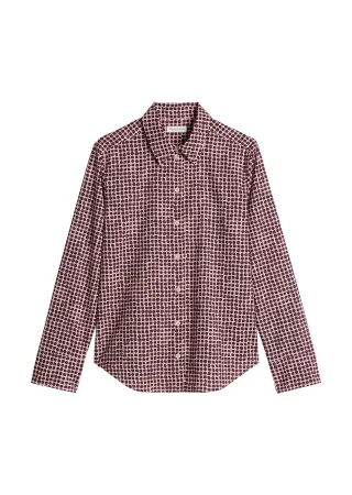Marc OPolo Casual - Bluse A-Shape Dark Red - Gr. - 34