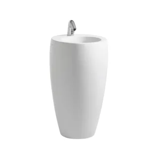 LAUFEN Waschtisch freistehend Il Bagno Alessi One 530x530, weiß mit LCC, freistehend, 8119724001041 H8119724001041
