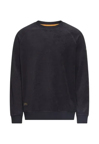 camel active - Frottee Sweatshirt mit weichem Innenmaterial dark navy - Gr. - 3XL