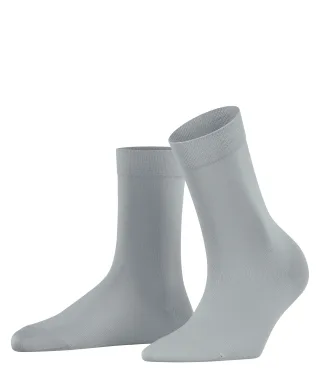 FALKE - FALKE Cotton Touch Damen silver - Gr. - 40.5