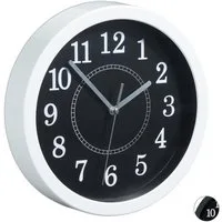 relaxdays Wanduhr rund 20cm (weiß)