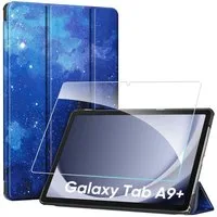 Fintie Tablet-Hülle für Samsung Galaxy Tab A11+ Plus 11" 2025 / Tab A9+ Plus 11 Zoll 2023 11 Zoll, mit Schutzfolie, Ultradünne Kunstleder Schutzhülle mit Standfunktion