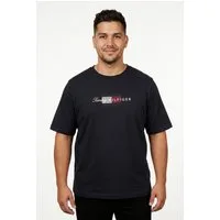 Tommy Hilfiger Big & Tall T-Shirt aus Jersey mit Flag-Grafik, Große Größen