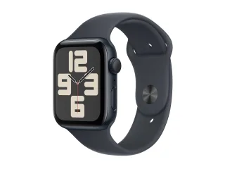 Apple Watch SE (2022) (GPS) 44mm Mitternacht mit Sportarmband S/M Mitternacht | mxej3qf/a |