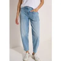 CECIL Loose-fit-Jeans Style Scarlett lockerer Sitz, elastischer Baumwollmix
