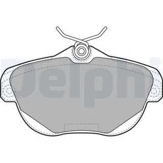Delphi Bremsbel?ge hinten Citroen C5 C6