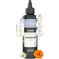 ALPHAZOO Tier-Hautpflegemittel Lauscher-Auf Ohrenreiniger für Hunde 250 ml, 250 ml, (1-St., Für empfindliche Hundeohren), Milder Ohrreiniger für Schmutz und Ohrenschmalz