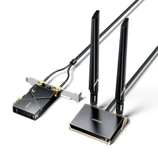 UGREEN CM822 Wi-Fi 7 Gaming Wireless Network Card PCIe Card bluetooth 5.4 Adapter 46Gbps Speed for PC Dual Band 2.4GHz 5