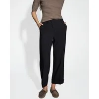 OPUS Stoffhose MEERI CRISSCROSS aus elastischem Viskosemix