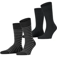 Esprit Socken Esprit Fine Stripe 2-Pack Herren aus Biobaumwolle (2-Paar) aus Biobaumwolle