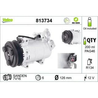 Valeo Klimakompressor Ford C-Max Focus Mazda 3 1,6