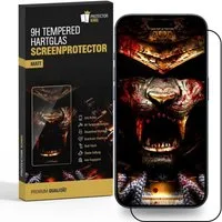 Protectorking Schutzfolie 1x 9H Panzerglas für iPhone 15 Plus FULL COVER matt Anti-Reflex entspi, (1-Stück), echtes Tempered 9H Glass matt Anti-Reflex entspiegelt