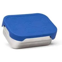 ergobag Lunchbox Edelstahl Brotdose, Edelstahl, (Edelstahl Brotdose, 3-tlg., 1x Brotdose, 1x Trennfach), spülmaschinengeeignet