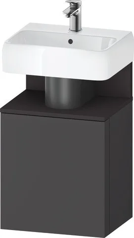 Duravit Qatego Waschtischunterbau wandhängend Graphit Matt 440x350x645 mm - QA4076R80490000 QA4076R80490000