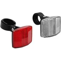 BENSON Fahrradreflektor Fahrrad Reflektoren Set vorne hinten Rückstrahler StVZO, (Set, 2 St), Front- und Rückstrahler, K-Mark